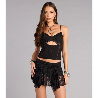 Pretty Little Trouble Lace Skort