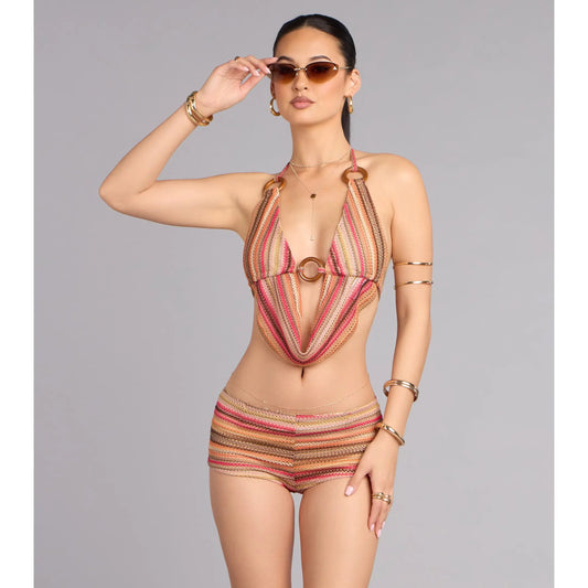 Sun Chaser Crochet Halter Top